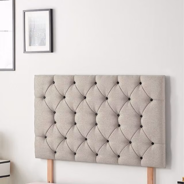 Somnior Beds Ltd Silver Plush Velvet Upholstered Divan Bed Frame 140 x 200 cm
