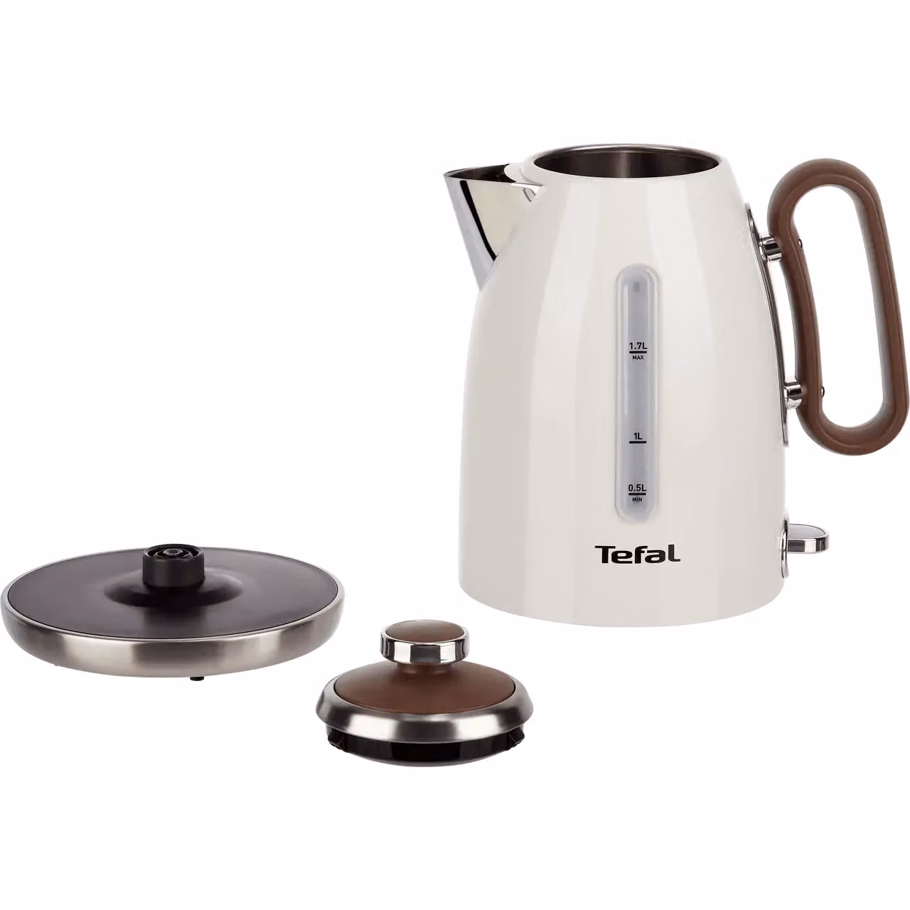 Tefal Kettle in Beige and Brown with 1.7 l Capacity and Auto Shut-off – 5