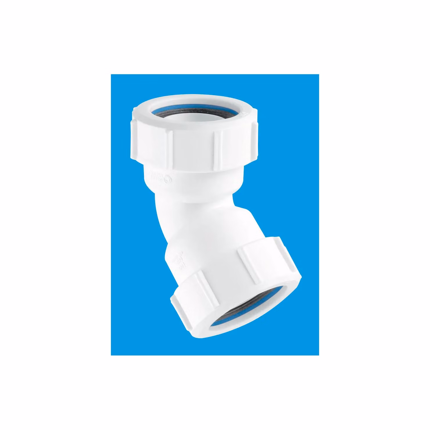 McAlpine MS20 1.25 inch 135 degree Multifit Bend in White – 2