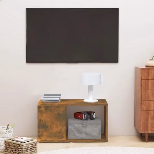 vidaXL Modern Brown Oak TV Cabinet W/D/H: 60 x 24 x 32 cm – 2