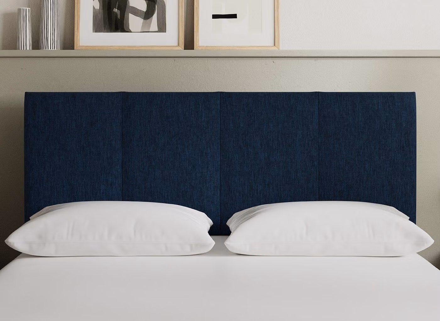 Dream Team Ashbury Blue Upholstered Headboard