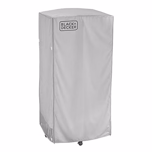 BLACK+DECKER Accessories Set for 3-Tier Heated Clothes Airer in Cool Grey, Cotton and Polyester Fabric, W: 70 cm, H: 143 cm