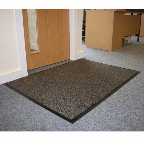 JVL Heavy Duty Anti-slip Barrier Door Mat, Grey and Black, W: 80 cm, L: 120 cm – 4