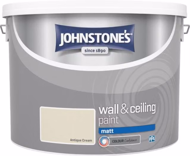 Johnstones Matt Emulsion Dispersion Paint in Beige, 10 l