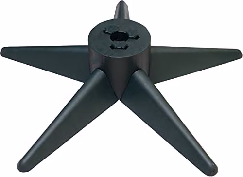 St Helens Home & Garden Artificial Christmas Tree Stand, Black, W/D/H: 55 x 55 x 12 cm – 5