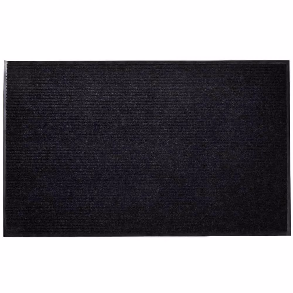 Berkfield Home Pliable Rectangular Door Mat, Black, W: 90 cm, D: 60 cm – 2