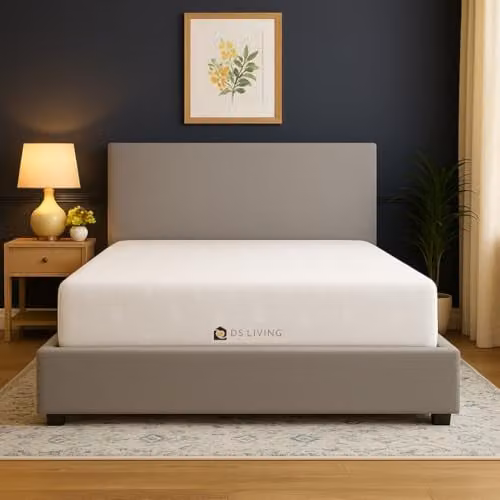 DS Living Pureflex Orthopaedic Memory Foam Mattress, White, W/D/H: 135 x 190 x 25 cm – 1