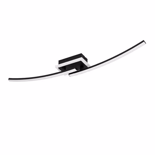 Eglo Lungolago Black Minimalist LED Ceiling Light