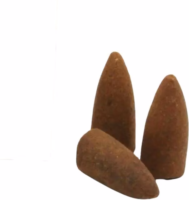 Satya Citronella Backflow Incense Cones, Pack of 12, Brown
