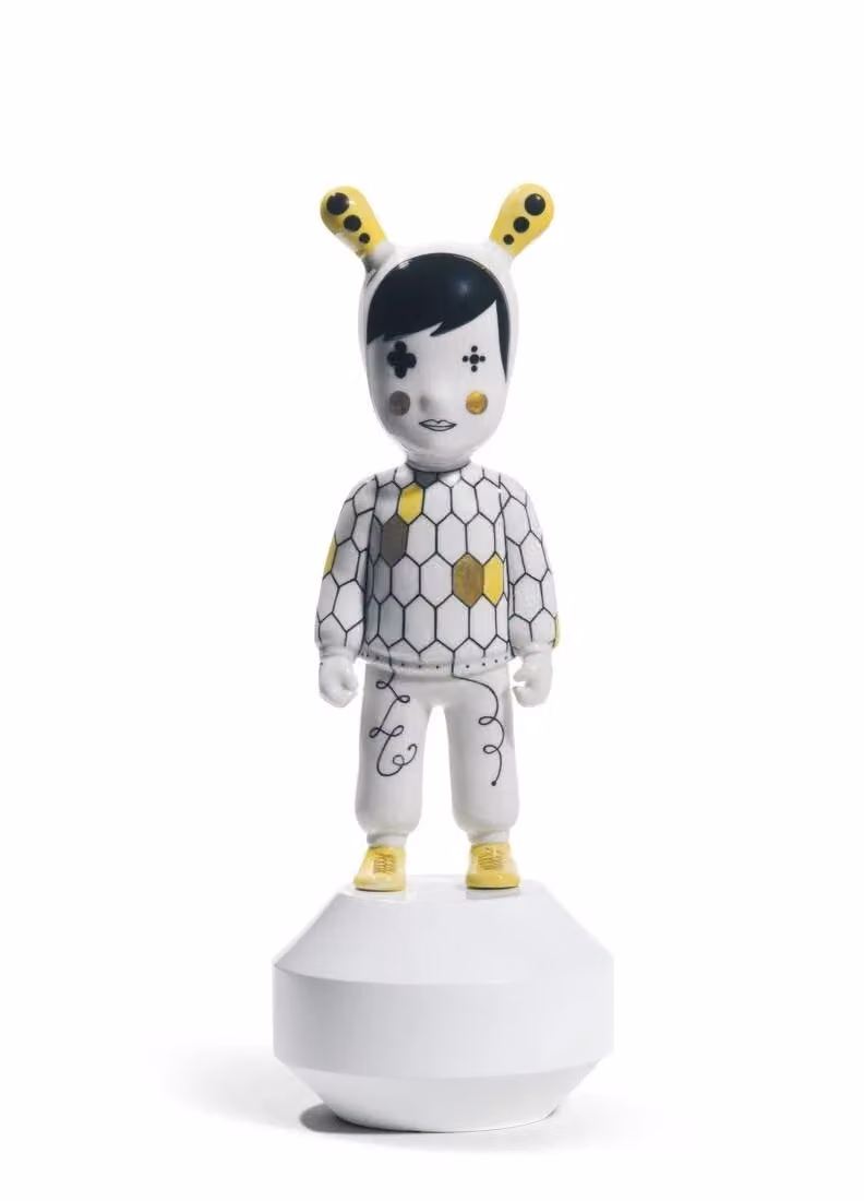Lladró The Guest by Jaime Hayon Small Numbered Edition White Porcelain Tabletop Figurine