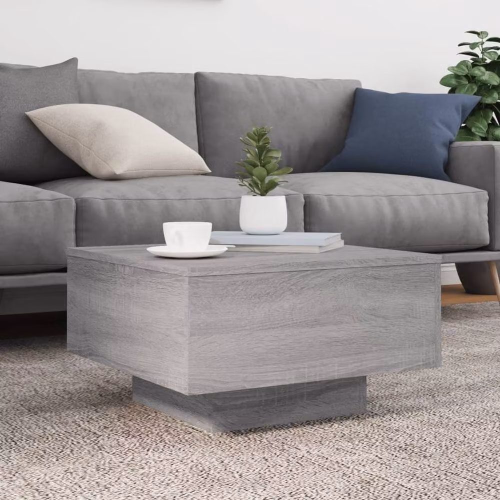 Berkfield Home Grey Sonoma Coffee Table, W/D/H: 55 x 55 x 31 cm – 2