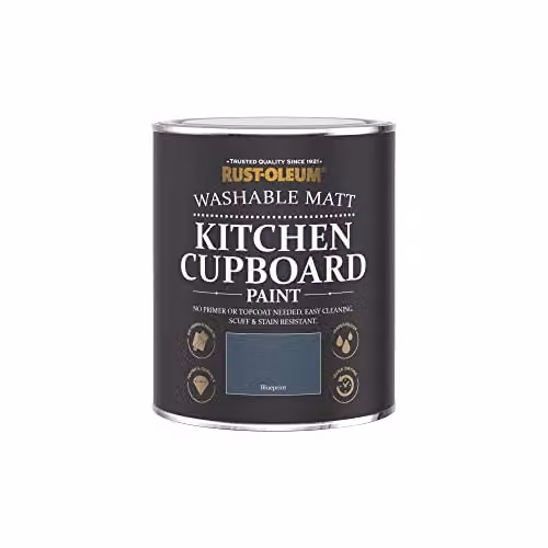Rust-Oleum Blue Kitchen Cupboard Paint in Matt Finish, 0.75 l – 3