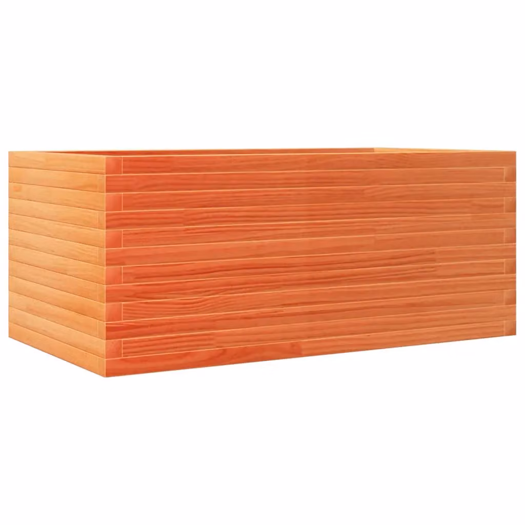 Berkfield Home Garden Planter in Brown Solid Wood, W/D/H: 110 x 60 x 45.5 cm – 2