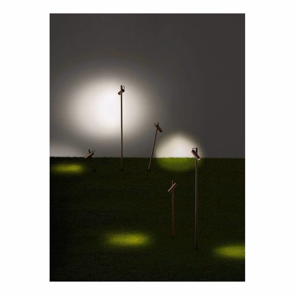 Netlighting Juncus Outdoor LED Ground Spike Light, Brown, 595lm, 3000K, IP65 – 2