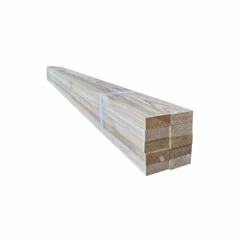 Snowdon Timber Impregnated Brown Wood Outdoor and Garden Framing Battens, 10 Pack, W: 47 mm, T: 22 mm, L: 1.8 m