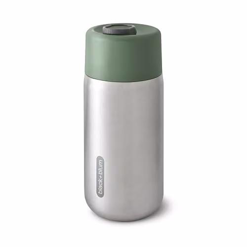 Black + Blum Insulated Stainless Steel Travel Mug with Lid, 340ml, Green