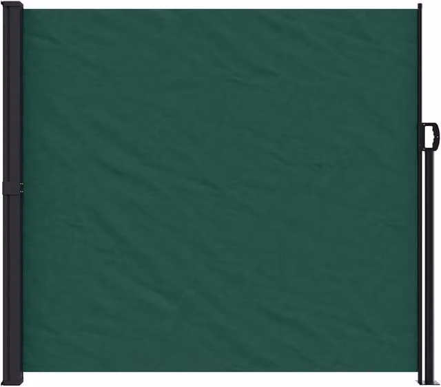 Berkfield Home Retractable Single Side Awning in Dark Green, W/D/H: 600 x 180 cm