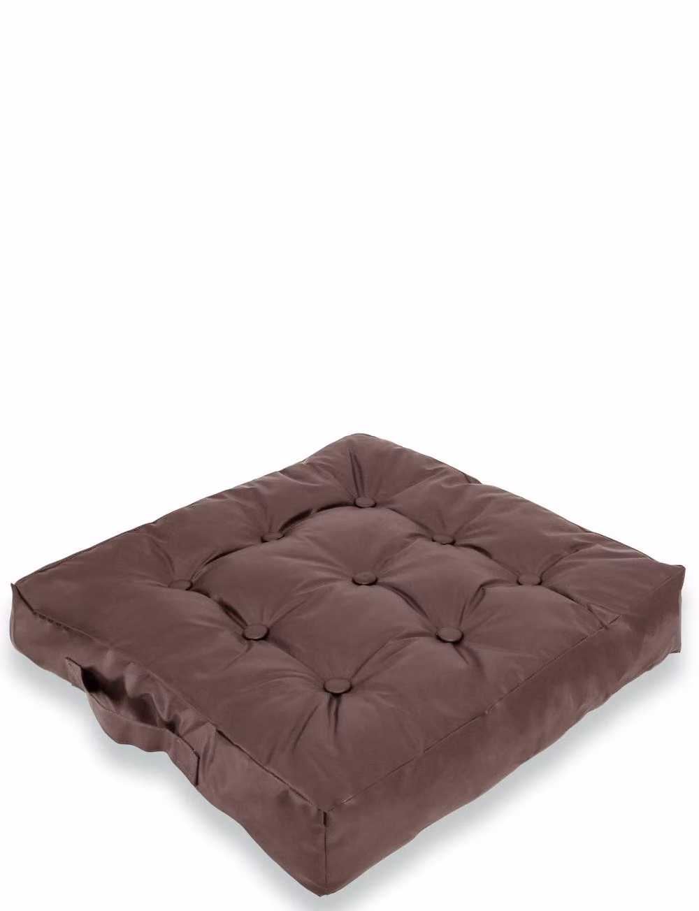 Chums Faux Leather Booster Seat Cushion in Brown, W/D/H: 50.8 x 50.8 x 10.16 cm – 1