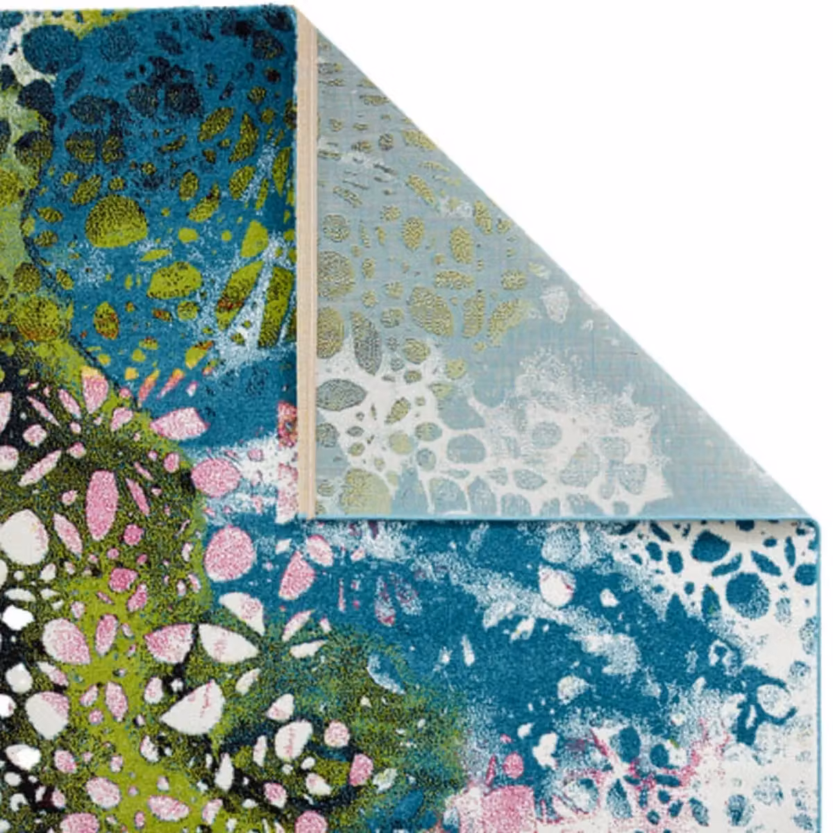 The Rug Shop UK Blue Modern Abstract Polypropylene and Jute Area Rug, W: 240 cm, D: 330 cm – 4
