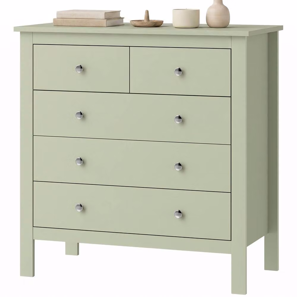 STILVORA Modern Green Lacquered Wall Mounted Chest of Drawers – 2