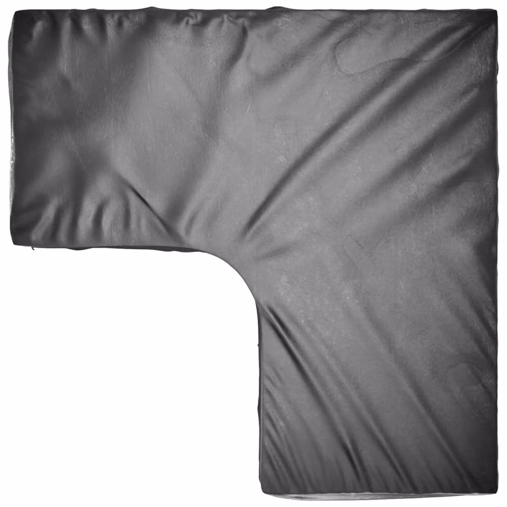 Berkfield Home L-Shaped Garden Furniture Covers, 2 Pack, Black, W/D/H: 185 x 185 x 90 cm – 4