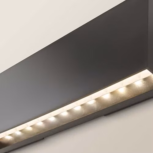 ValueLights Jake Matte Black IP65 LED Outdoor Wall Downlight – 3
