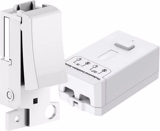ENER-J Kinetic Wireless Grid Switch and 500W RF Receiver, White, 240V