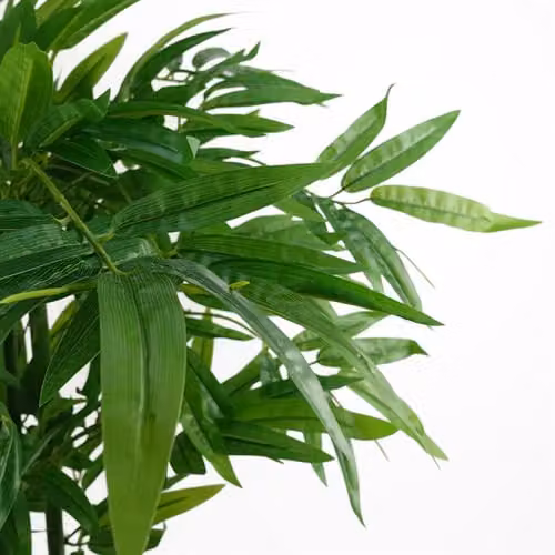 Leaf Design UK Fat Artificial Bamboo Tree in Green, Height: 90 cm – 2