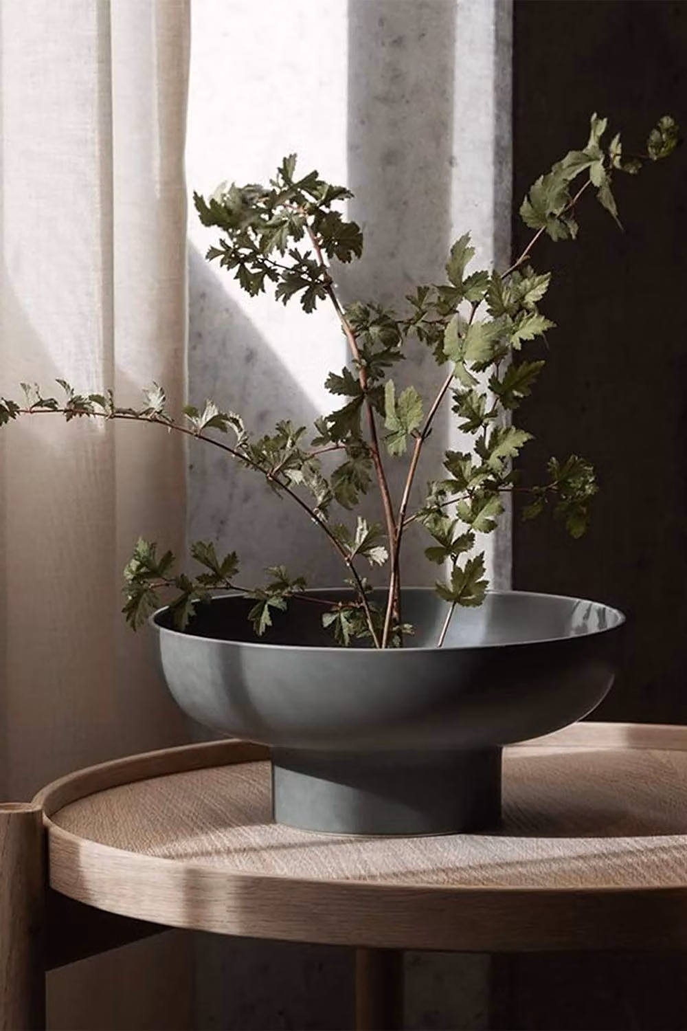 Blomus Miyabi Stoneware Vase M in Duck Green – 2