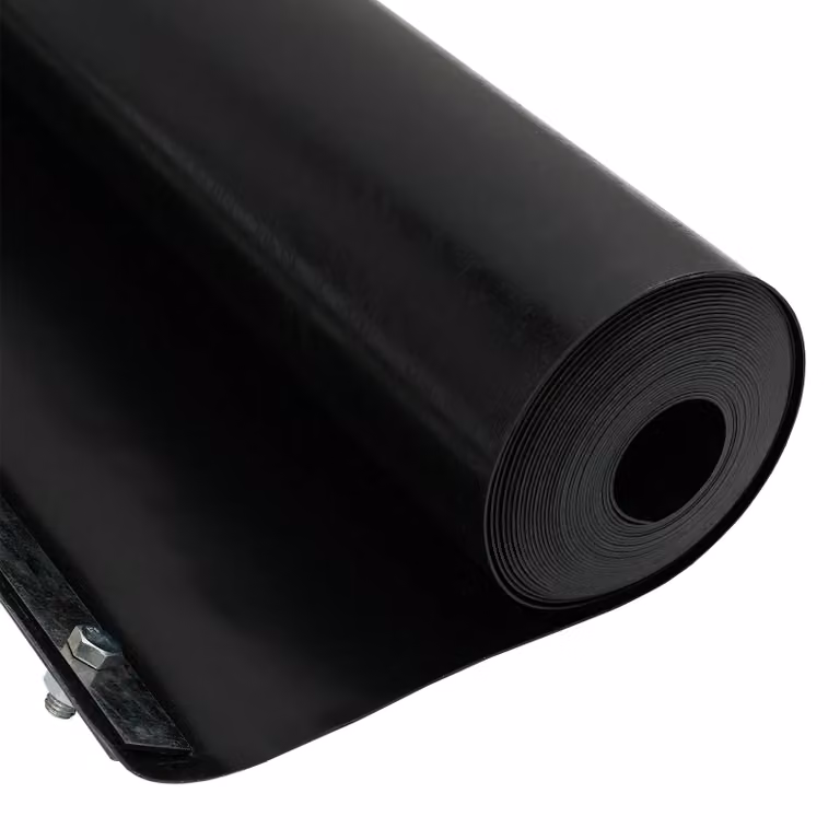Berkfield Home Black Root Barrier with Connecting Rails, 0.7 x 3 m, 1.5 mm HDPE