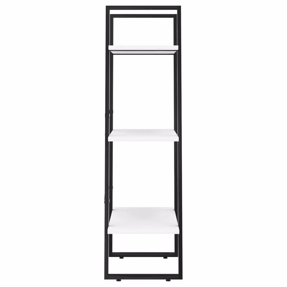 Berkfield Home White Storage Shelf with Adjustable Shelves, W/D/H: 60 x 30 x 105 cm – 3