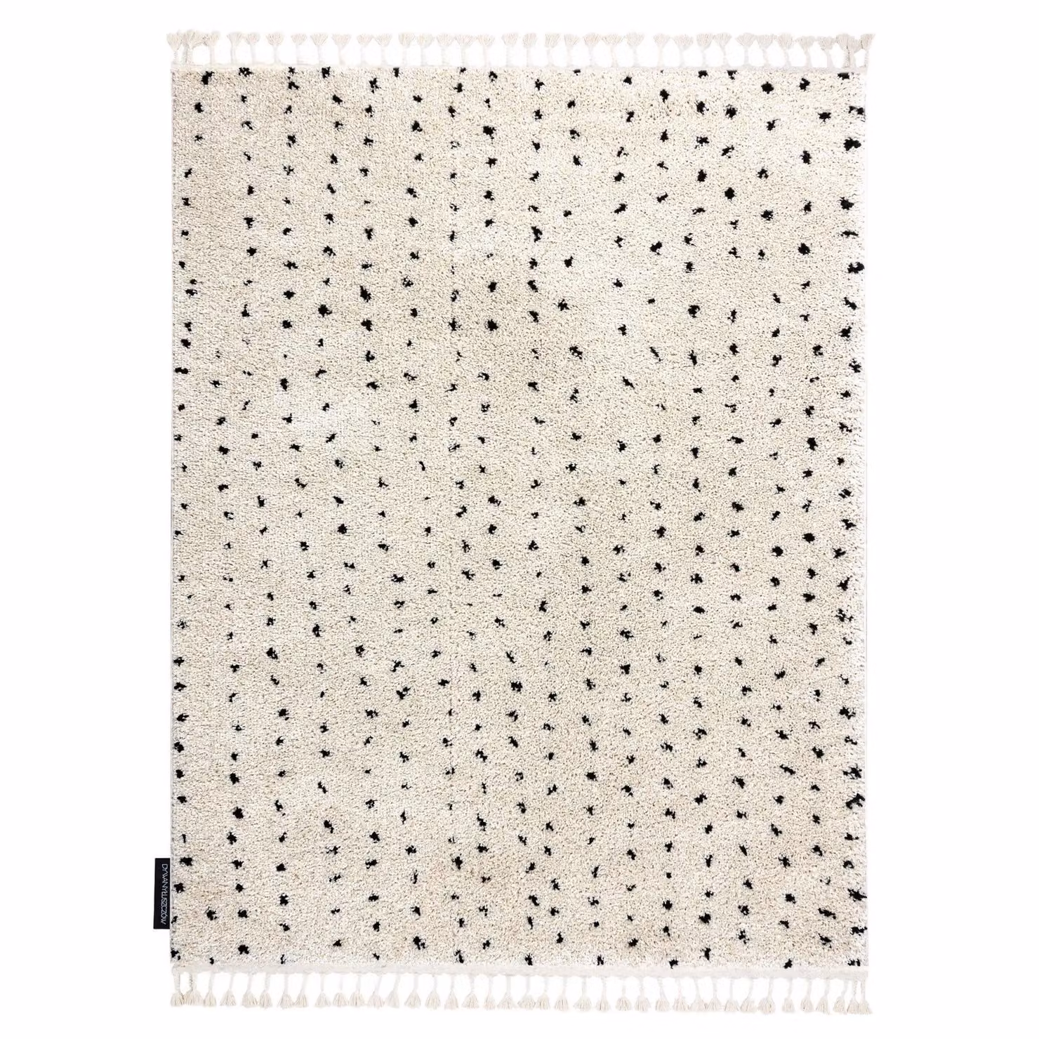 RugsX Berber Geometric Boho Rectangular Rug in Yellow and Grey, W: 200 cm, L: 290 cm