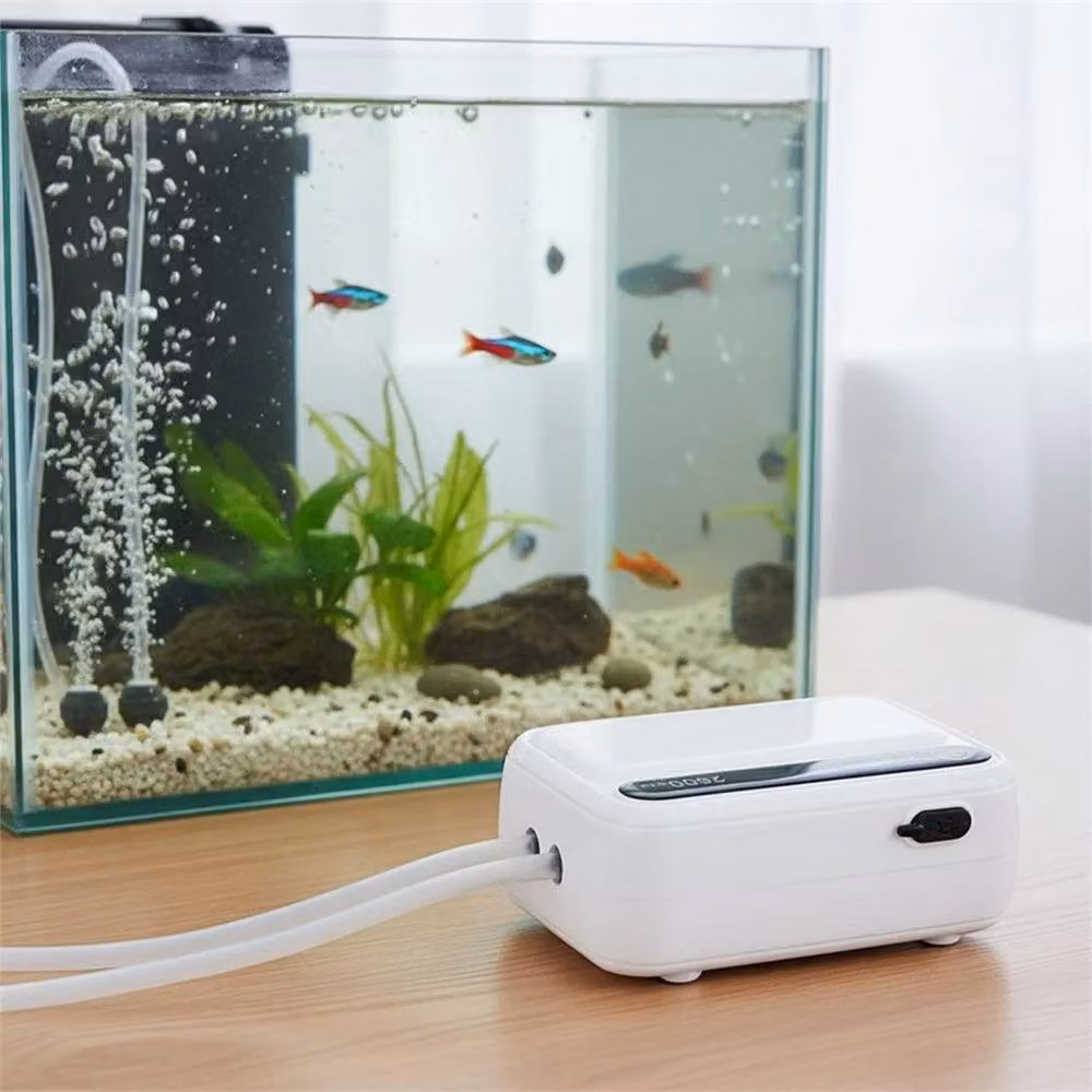 Nordara USB Quiet Aquarium Air Pump Portable Oxygen Aerator in White – 3