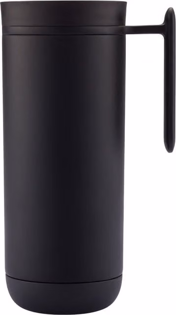 XD Design Clik Leakproof Travel Mug in Black, Double Walled Stainless Steel with Lid