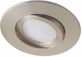 Netlighting ZENIT Adjustable LED Recessed Downlight in Grey, IP44, 400lm, W: 9 cm, D: 9 cm, H: 2.5 cm