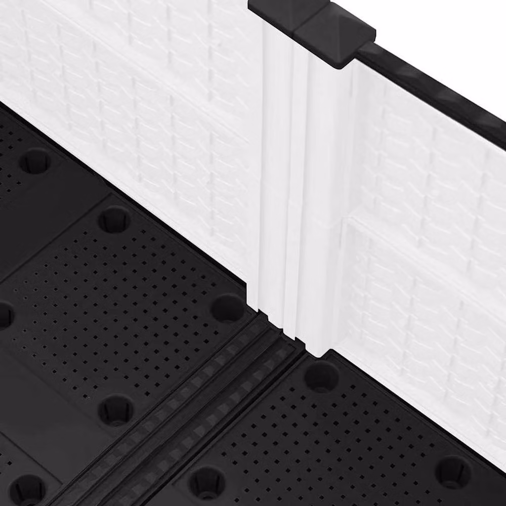 Berkfield Home White Polypropylene Raised Bed W/D/H: 80 x 80 x 38 cm – 3