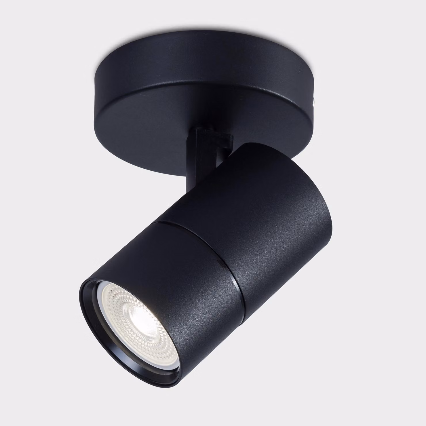 Harper Living Black Adjustable GU10 LED Ceiling Spotlight Bar – 2