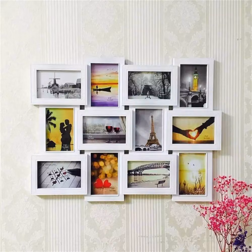 Havendro 12-Aperture Modern Multi Picture Frame for 10x15 cm Photos, White – 2
