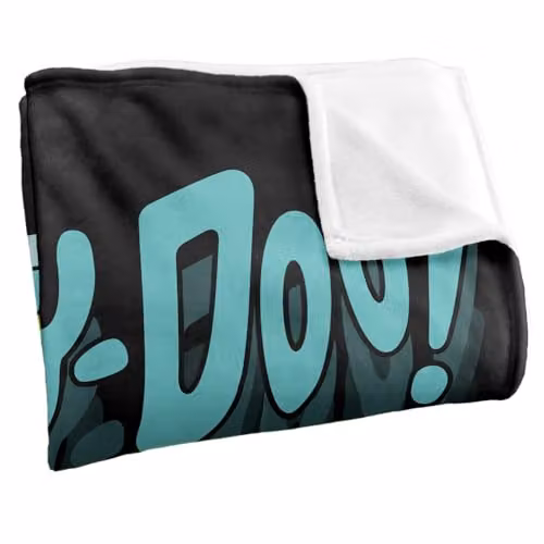 LOGOVISION Scooby Doo Frightened Driving Super Soft Fleece Throw Blanket, Multicolour, W: 127.0 cm, L: 152.4 cm – 2