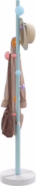 Berkfield Home Blue Post Tree Coat Stand with Distributed Point Hooks, Height: 172 cm