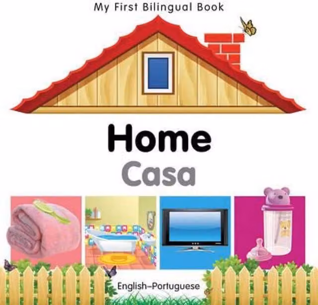 Milet Publishing My First Bilingual Book Home English-Portuguese Multicolour Board Book