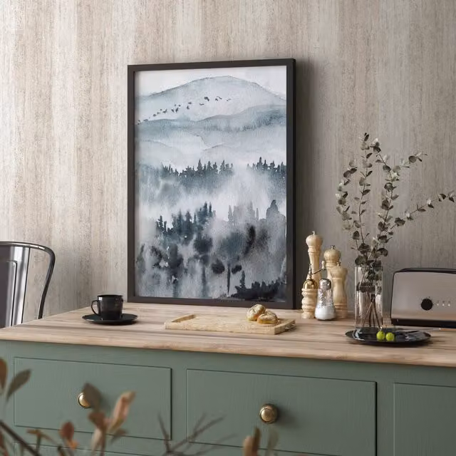 Galerie Industrial Effects Abstract Glitter Wallpaper in Beige and Anthracite