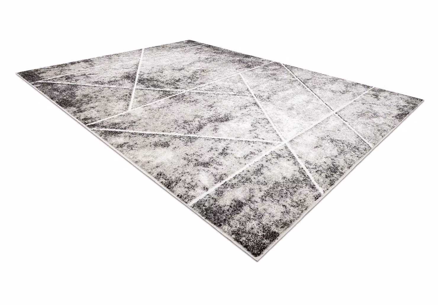 RugsX Mateo Geometric Grey Modern Rug, W/D/H: 120 x 170 cm – 2