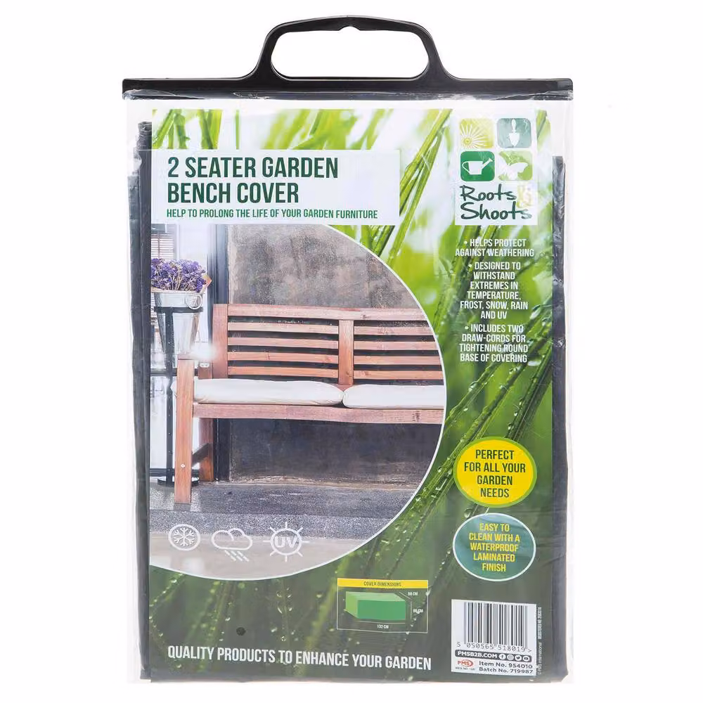 VFM e-Store Waterproof Grey 2-Seater Garden Bench Cover – 2