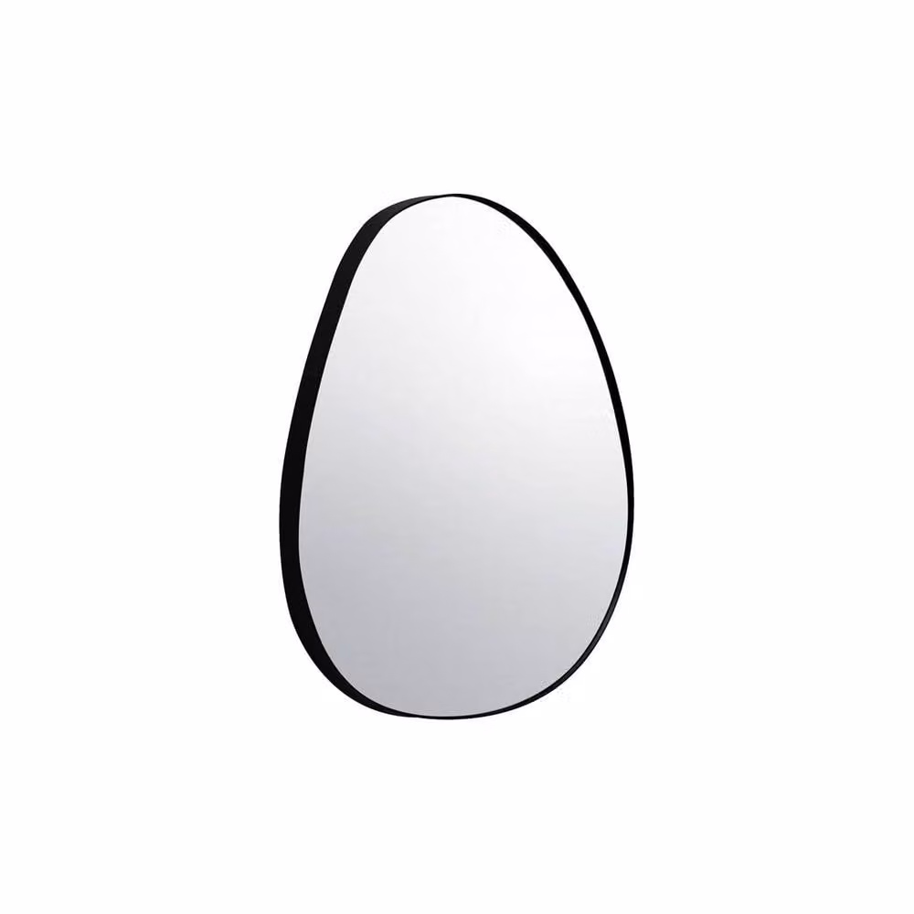 Sweekeek Modern Black Metal Wall Mirror – 2