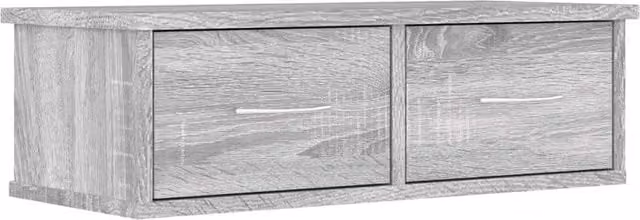 Berkfield Home Grey Sonoma Wall Mounted Cabinet W/D/H: 60 x 26 x 18.5 cm – 1