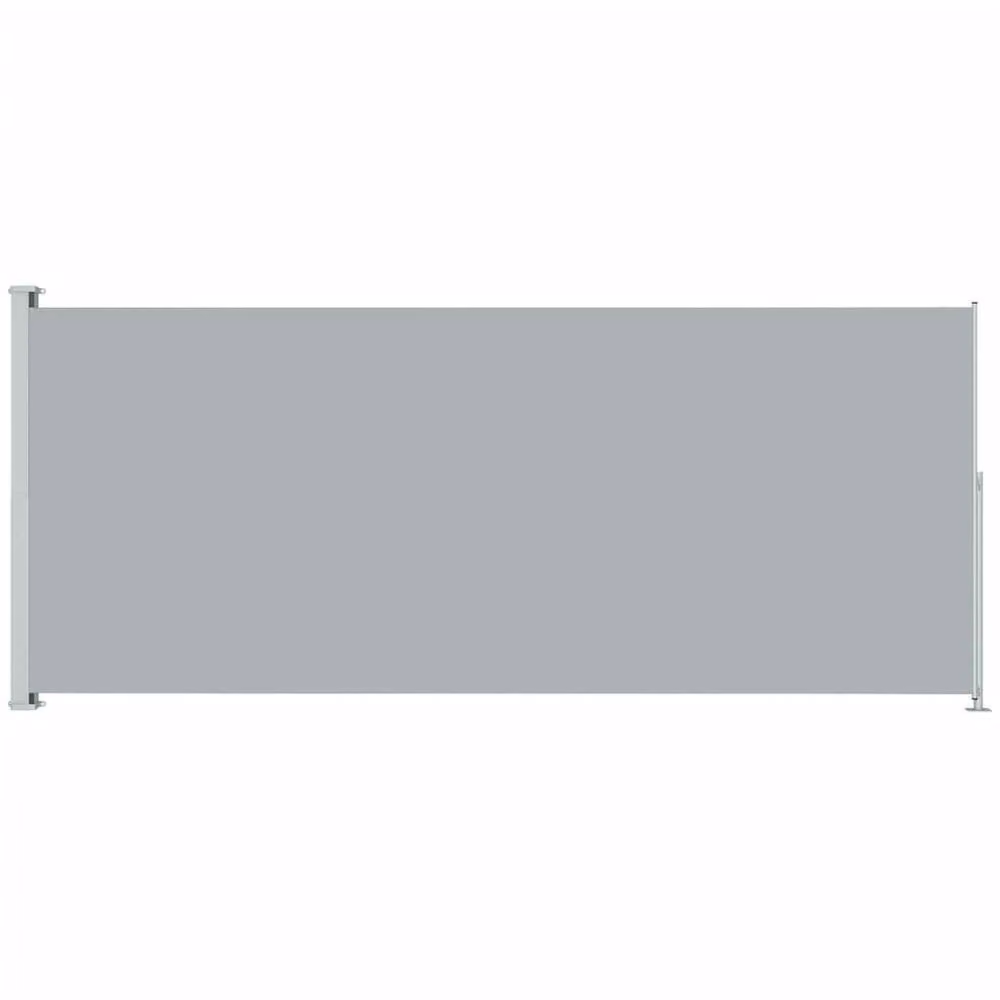 Berkfield Home Patio Retractable Side Awning in Grey, W: 500 cm, H: 200 cm – 2