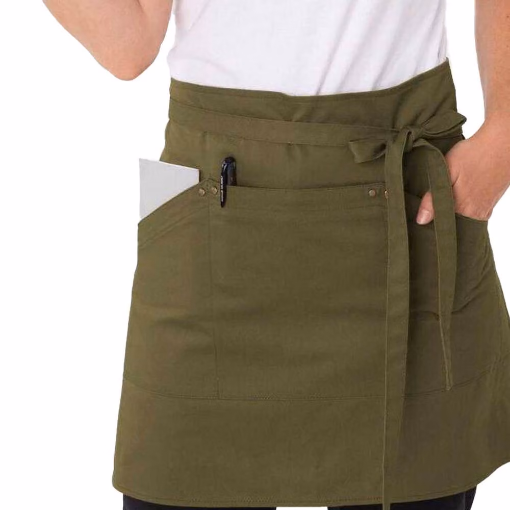 Dennys Le Chef Prep Waist Apron in Green – 2