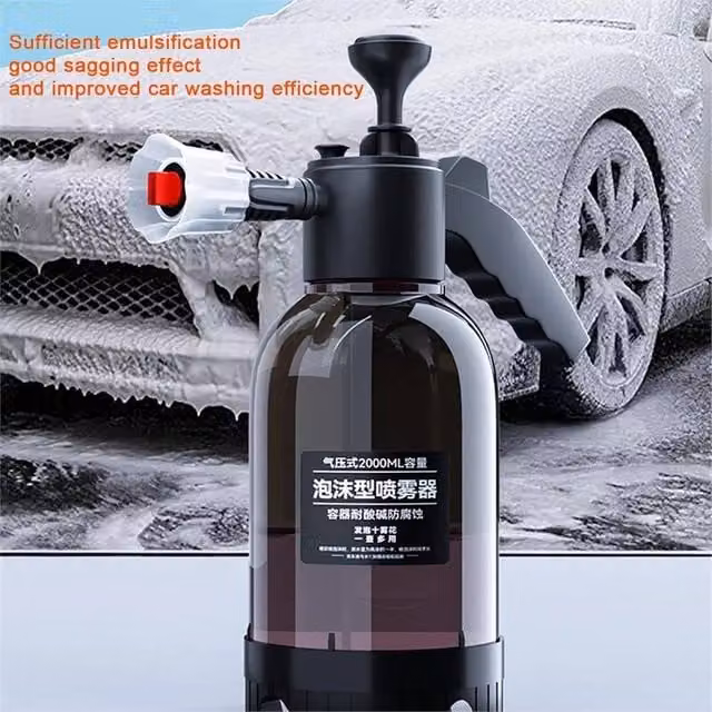 Nordara Car Wash Hand Pump Snow Foam Sprayer Bottle in Black