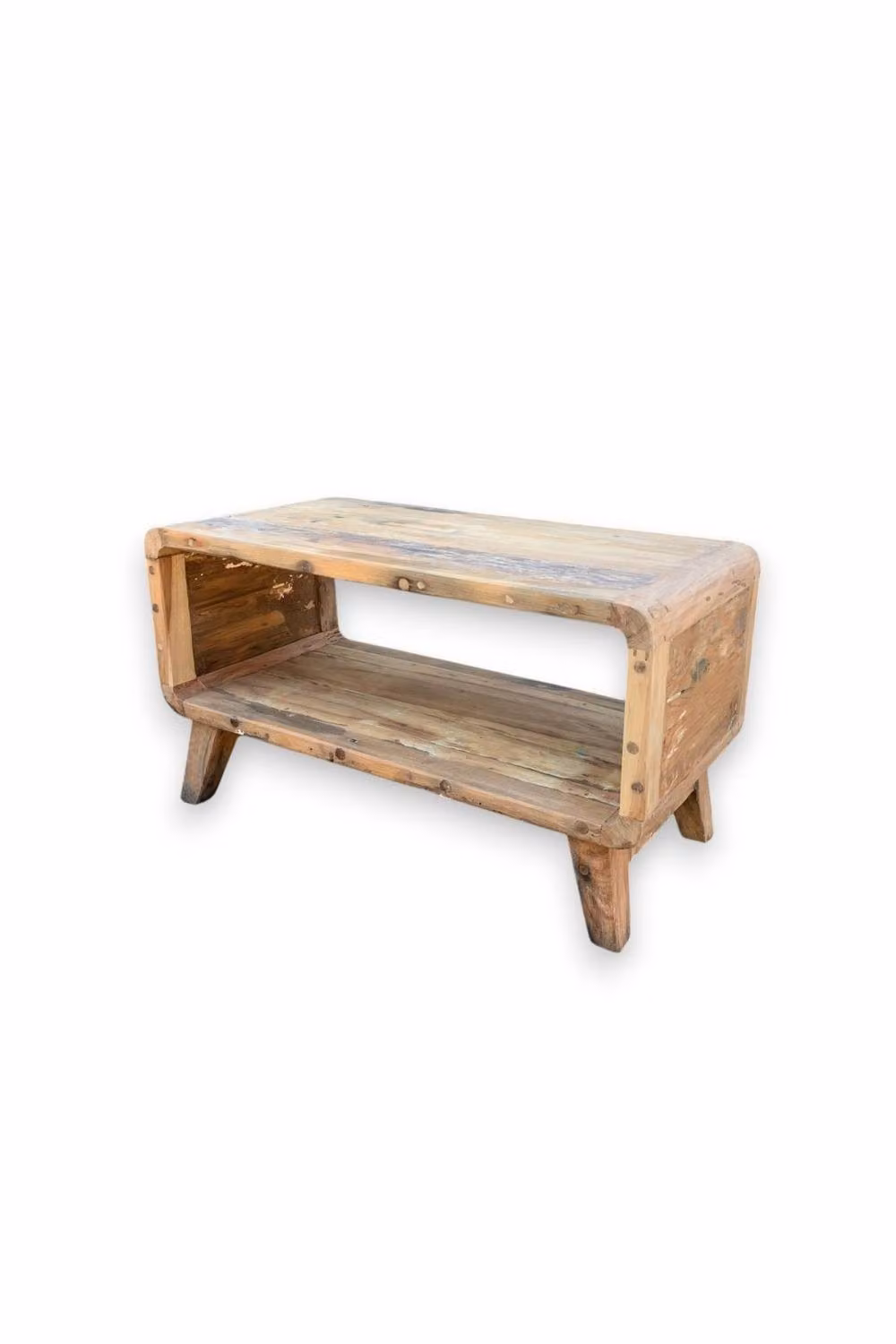 KDMD Small Rectangular Teak Coffee Table in Brown – 2
